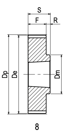 PCGT 8M 12 | POLY CHAIN GT timing pulleys