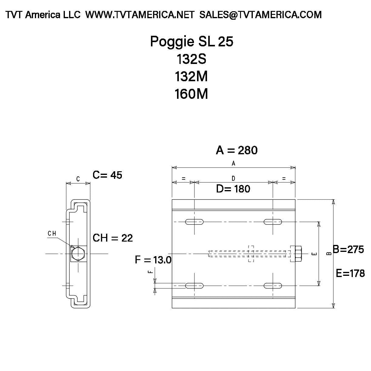 Poggi Metal Baseplate SL series