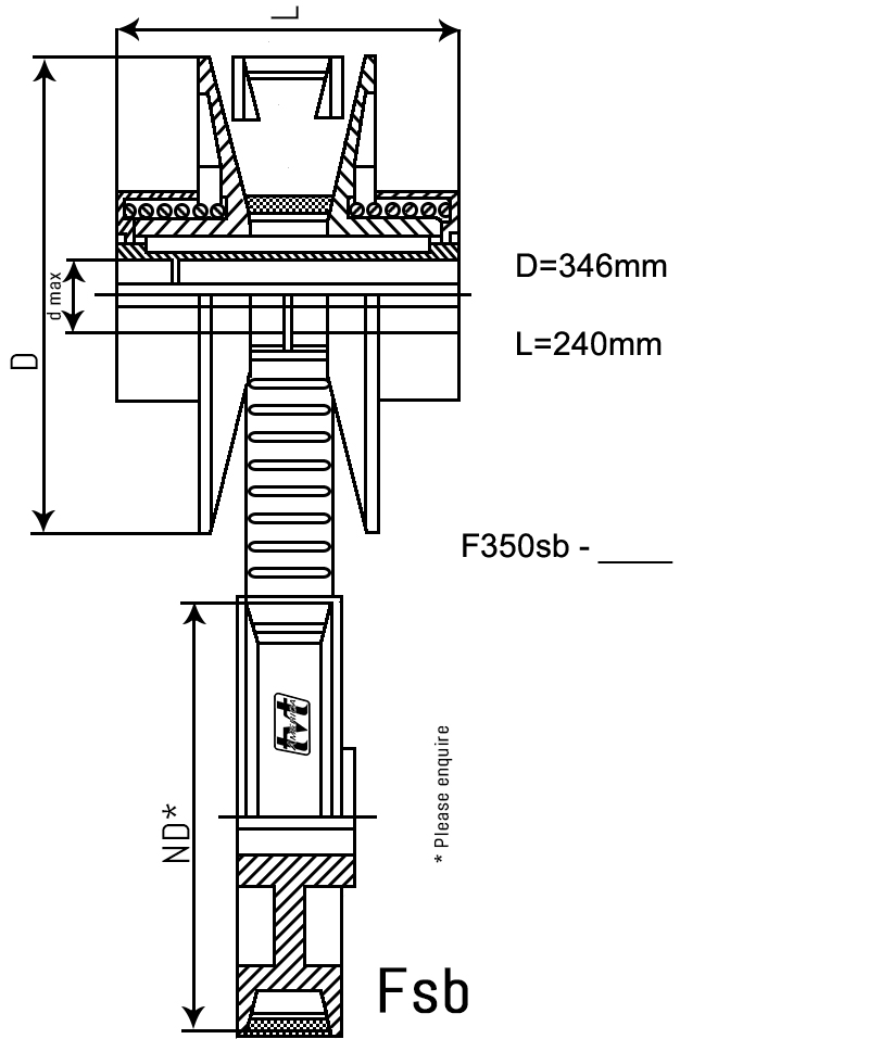 Berges® F350sb Spring Tensioning Pulley