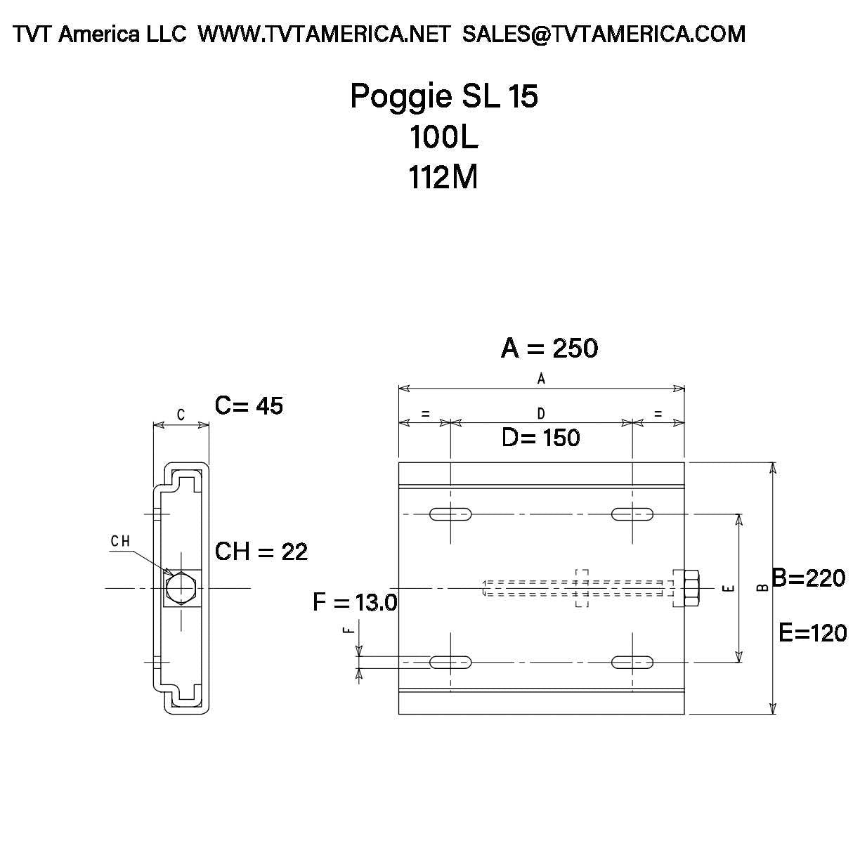 Poggi Metal Baseplate SL series