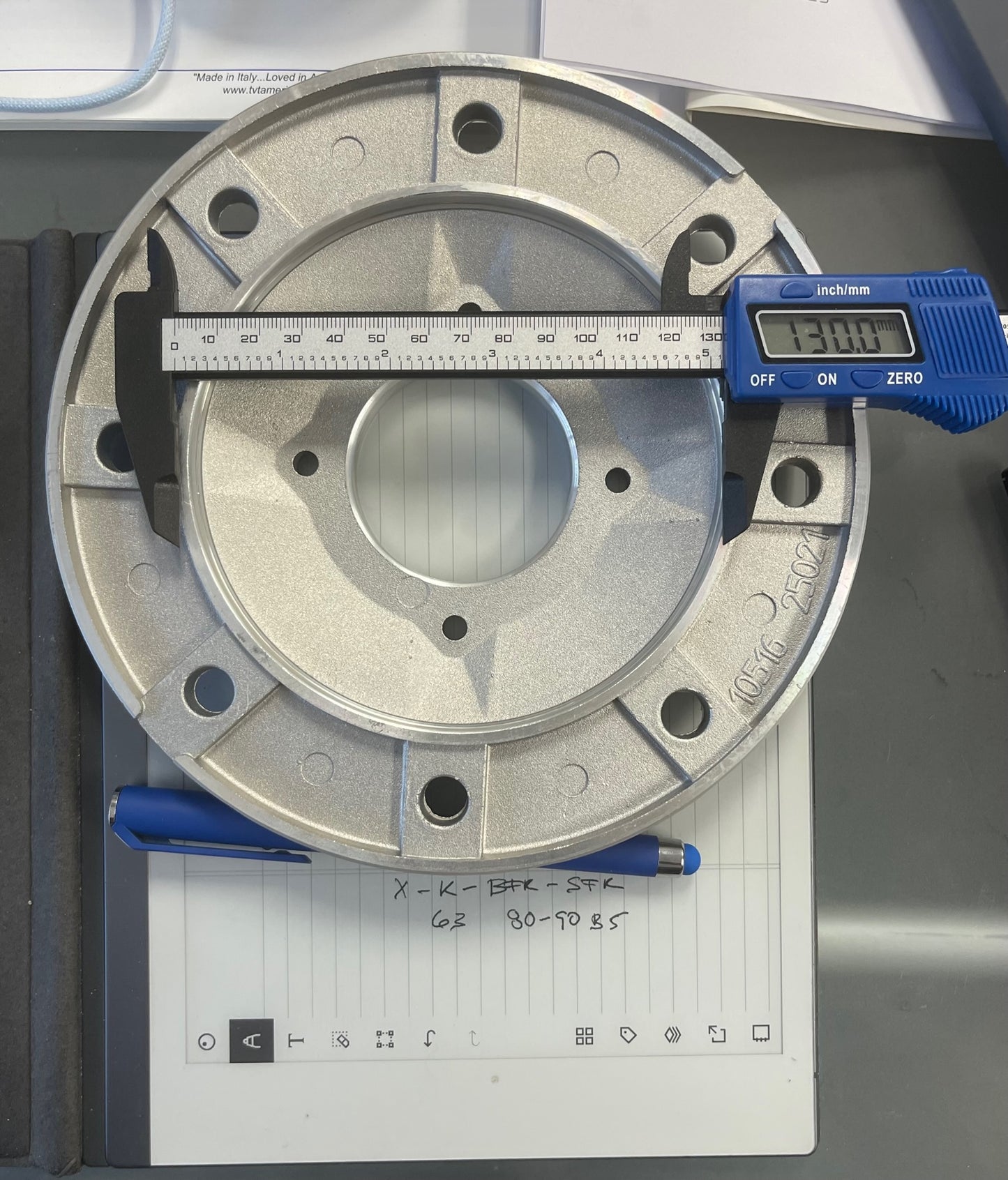 TVT® Motor Adapter Flange for Size 63 Speed Reducers