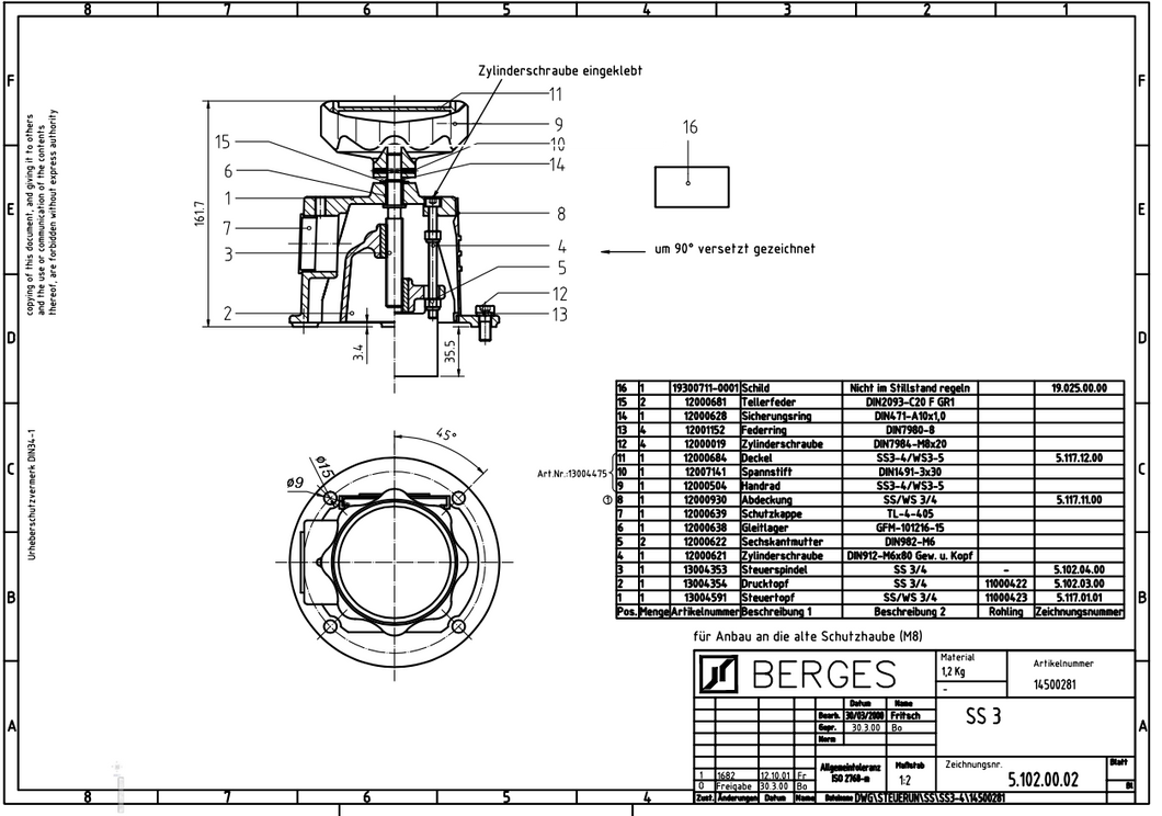 Berges Control CV150-1.125