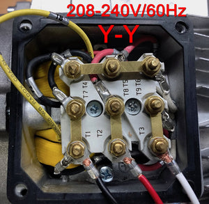 1hp 2pole 208-230/460V/60Hz 3ph NEMA 56C AC Motor