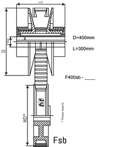 Berges®  F400sb Spring Tensioning Pulley