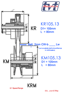 Berges® KR105.13 Control Pulley