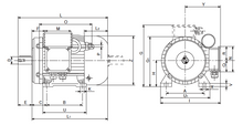 Load image into Gallery viewer, Carpanelli MM63a 0.09Kw/0.12HP 6pole 1ph AC Metric Motor or Brakemotor