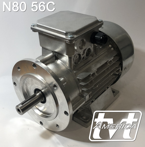 1.5hp 2pole 208-230/460V/60Hz 3ph NEMA 56C AC Motor