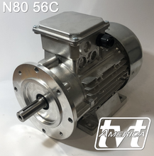 Load image into Gallery viewer, 0.75hp 6pole 3ph NEMA 56C AC, Brake, &amp; Vector Motors