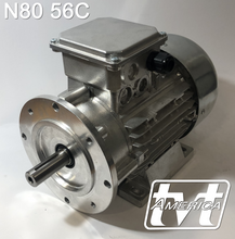 Load image into Gallery viewer, 2hp 2pole 3ph NEMA 56C AC Motors &amp; Brake Motors