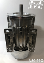 Load image into Gallery viewer, 1hp 2pole 208-230/460V/60Hz 3ph NEMA 56C AC Motor