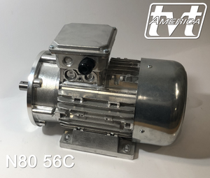 1.5hp 2pole 208-230/460V/60Hz 3ph NEMA 56C AC Motor