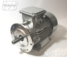 Load image into Gallery viewer, 2hp 2pole 3ph NEMA 56C AC Motors &amp; Brake Motors