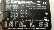 Load image into Gallery viewer, 1hp 2pole 208-230/460V/60Hz 3ph NEMA 56C AC Motor
