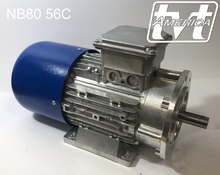 Load image into Gallery viewer, 0.5hp 6pole 3ph NEMA 56C AC, Brake, &amp; Vector Motors