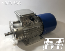 Load image into Gallery viewer, 0.75hp 6pole 3ph NEMA 56C AC, Brake, &amp; Vector Motors