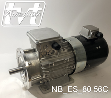 Load image into Gallery viewer, 0.75hp 6pole 3ph NEMA 56C AC, Brake, &amp; Vector Motors