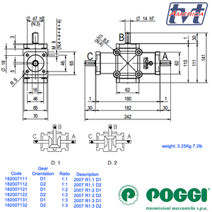 Poggi Bevel Gearbox 2007