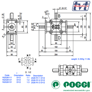 Poggi Bevel Gearbox 2026