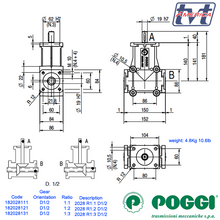 Load image into Gallery viewer, Poggi Bevel Gearbox 2028