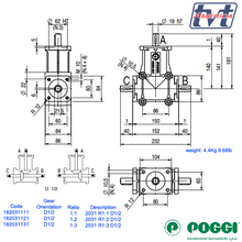 Load image into Gallery viewer, Poggi Bevel Gearbox 2031
