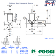 Load image into Gallery viewer, Poggi Bevel Gearbox 5011