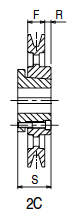 Load image into Gallery viewer, Z, SPZ, and 3V V-belt Pulley Sheaves for System-P Tapered Bushings.