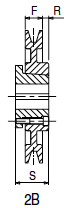Load image into Gallery viewer, Z, SPZ, and 3V V-belt Pulley Sheaves for System-P Tapered Bushings.