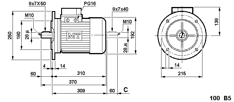 MT® IE3 TN100A/2 NA